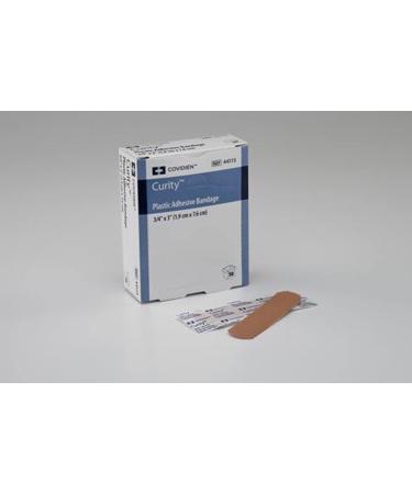 COVIDIEN 44112 Medplus Services Plastic Bandage 3/4"x3" 50/PK 24PK/CS