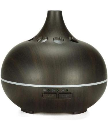Essential Oil Diffuser 150ml Wood Grain Cool Mist Humidifier Diffuser for Aromatherapy Diffuser 7 Color LED Lights Auto-Off for Yoga/Spa/Bedroom