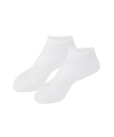 1pair Silicone Socks Moisturizing Gel Socks Exfoliating and Preventing Dryness Cracked Dead Skin Protector (Color : B 1 Pair Size : One Size) One size B 1 Pair