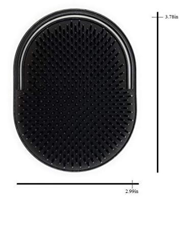 G.B.S Colored Palm Hair Brush Portable Styling Comb Set of 8 - Made in USA | Haircare Essentials - Buy Online on GoSupps.com