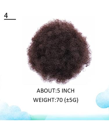 Buy Synthetic Buns Boy Wig & Afro Puff Hair Accessories for Girls & Black Women - FB12-4 Ponytail Wigs - Buy Online on GoSupps.com