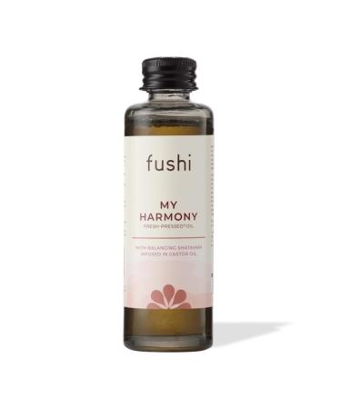 Fushi My Harmony Oil 50ml - Herbal Infusion for Women's Balance & Wellness - Shatavari & Castor Oil for Bloating Cramp Relief Menopause Soothing Discomfort