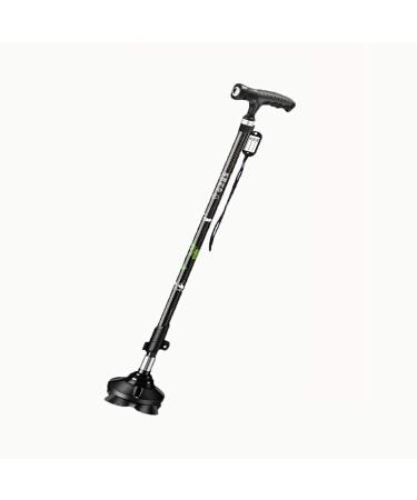 Elderly Crutches Carbon Ultralight Telescopic Walking Stick Four-legged Non-slip Lightweight with LED Elderly Walker Interesting Selfless dedication
