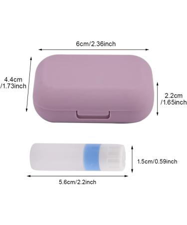 Shop HOMFANSEC Multicolored 3-Part Contact Lens Case + Solution Bottle | Ocean Tides Design - Perfect Storage Set for All Your Contact Lens Needs! - Buy Online on GoSupps.com