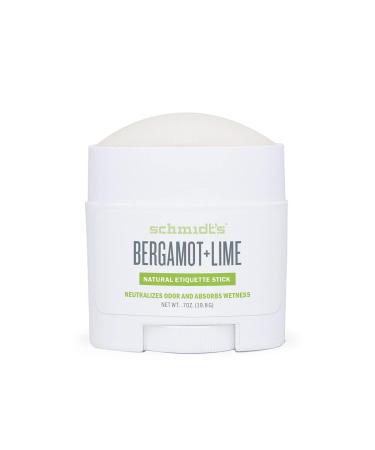 Schmidt's Bergamot + Lime Deodorant 6 Pack 0.7oz - Aluminum Free, 24-Hour Odor Protection, Vegan & Cruelty Free - Travel Size Deodorant for Women and Men - Buy Online on GoSupps.com