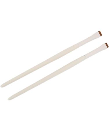 Thin Eyeliner Brushes Flat Definer Brush Slanted Angled Makeup Brush for Precise Application with Soft Fiber Bristles Durable Aluminum Tube Eyeliner Makeup Brush for Gel  - Buy Online on GoSupps.com