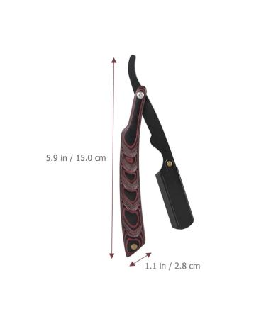 Lurrose Stainless Steel Facial Razor - Precision Barber Shaving Tool for Smooth Trimming & Grooming (Blades Not Included) - Buy Online on GoSupps.com