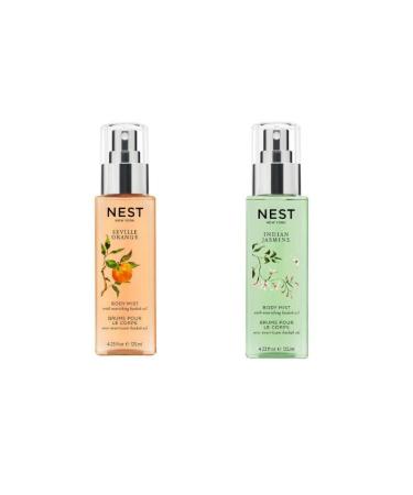NEST New York Mist & Match: Body Mist Layering Set - Seville Orange Body Mist and Indian Jasmine Body Mist