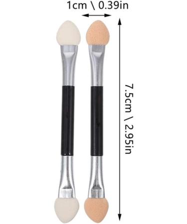Dual Ended Makeup Brush 40pcs Disposable Eyeshadow Brush Dual Sides Eye Shadow Sponge Eyeshadow Tipped Oval Makeup Tool Professional Makeup - Buy Online on GoSupps.com