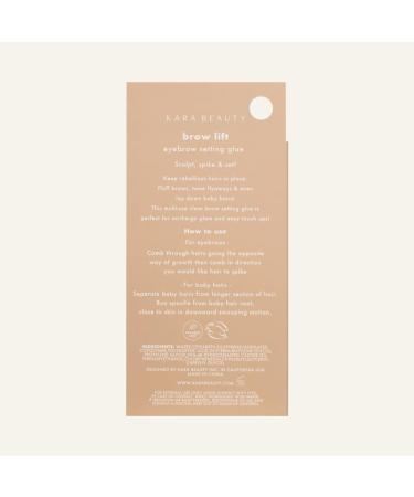 Kara Beauty Brow Lift - Clear Eyebrow Gel for Laminated Look Extreme Hold Brow Kit Fluffy Eyebrow Styling Clear Gel for Eyebrows Makeup Essential - Buy Online on GoSupps.com