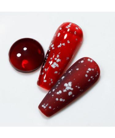 15ML DIY UV Nail Gel Nail Phototherapy Gel Manicure Gel Gel Nail Polish Top Coat Gel Snowflake Colorful Nail Gel - (Color: 5)