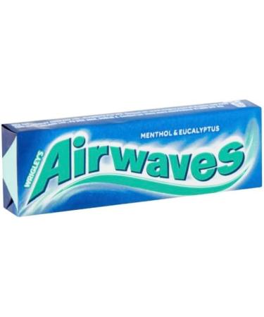 Airwaves Sugar Free Menthol & Eucalyptus Chewing Gum Multipack 10 x 10 Pieces - With Mint Freshness Helps keep Teeth Clean And Mouth Fresh - Buy Online on GoSupps.com