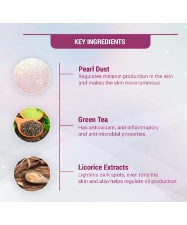Radiant Pearl Cellular 5-in-1 Facial Kit with Pearl Extracts Green Tea for Deep Cleaning 170g - Buy Online on GoSupps.com