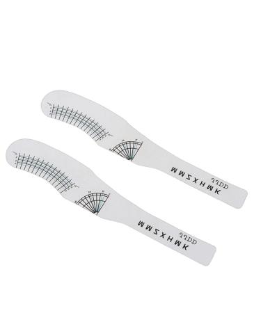2Pcs Eyelash Ruler Set for Symmetrical Positioning and Length Measurement - Professional Curling Degree Tool - Buy Online on GoSupps.com