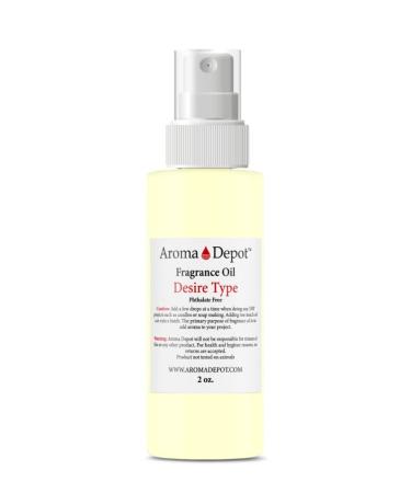 2 oz. Desire Type Spray Perfume/Skin Body Fragrance Oil. Our Interpretation Pure-Uncut. Add a Few Drops to Your Aromatherapy Diffuser. Smell Good All Day Any Day!