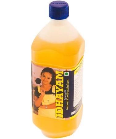 Seelans Idhayam Gingelly Oil | Til Seed Oil | Sesame Seed Oil | Edible Vegetable Oil 1 LTR - Buy Online on GoSupps.com