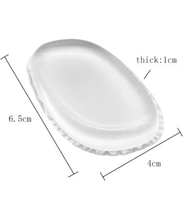 4 Pieces Silicone Makeup Sponge Silicone Makeup Blender Washable Premium Quality Gel Foundation Makeup and Puff for Liquid Primer Foundation Cream Contour or Concealer - Buy Online on GoSupps.com