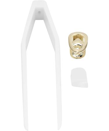 Hip Hop Teeth Decoration Teeth Brace Decoration 2 Copper Fashionable for Concert for Party(gold) - Buy Online on GoSupps.com