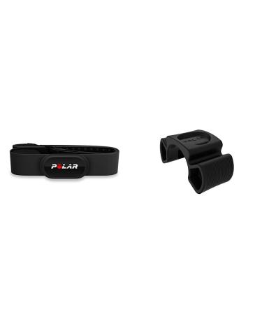 Polar H10 Heart rate sensor Ant+ Bluetooth EKG waterproof heart rate sensor with chest strap H10 with universal bike holder M-XXL black