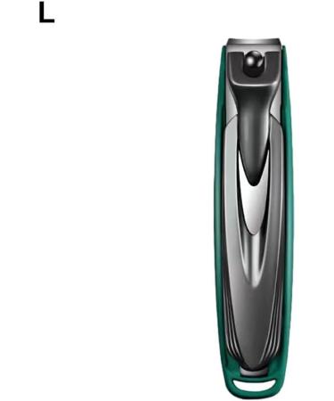 dijiusidy Anti-Splashing Nail Cutter Creative for Mess-Free Nail Cutting Experience Detachable Fingernail Clippers Stainless Steel Green L L Green - Buy Online on GoSupps.com