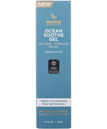 Abundant Natural Health Ocean Soothe Psoriasis Relief Gel 5.1 Fl Oz - High Salt Concentration for Symptomatic Relief of Problematic Skin - Buy Online on GoSupps.com