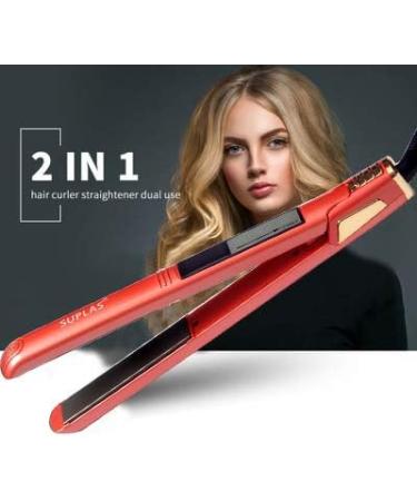 Nano Titanium-Plated Ultra-Thin Straightening Iron | Professional Salon Hair Straightener for International Shipping - Buy Online on GoSupps.com