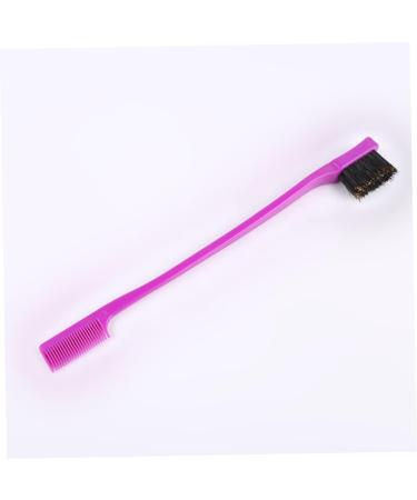 Eyebrow comb Portable Toothbrush Type Eyebrow Comb Double-head Makeup Brush Multifunctional Dye Hair Brush Eyebrow Brush Black - Buy Online on GoSupps.com