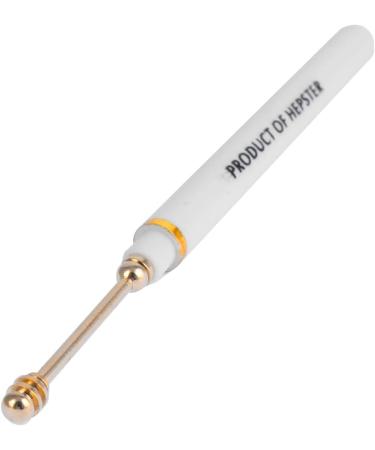 Metal Earpick Earwax Remover Curette - White Cleaning Tool (Model 73c e91 9f0 9d2 8d0) - Buy Online on GoSupps.com