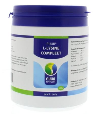 Pure L-Lysine - Horse - 500 g