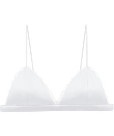 Floral Adjustable Topping Bralettes for Women | V-Neck Hook Eyelet Triangular Bralette with Breast Pad | Yoga Outfit in Beige - Shop Internationally! - Buy Online on GoSupps.com