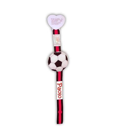 Zigozago Handmade Football Pacifier Chain - 3D Balloon Red - International Shipping Available - Buy Online on GoSupps.com