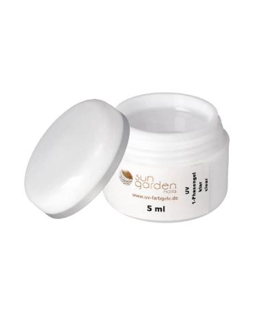 UV Gel 1-Phase Gel 5 ml - clear - All in One Gel - 3-1 UV Gel for priming building and sealing