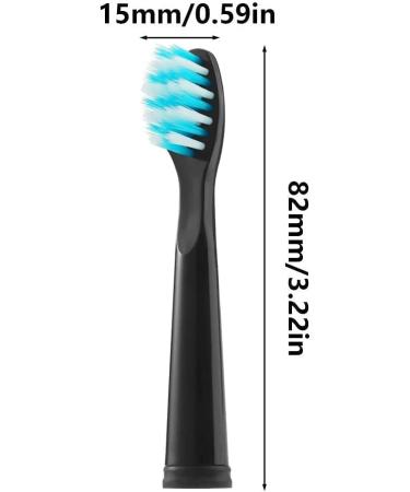 Teeteck Replacement Brushes for Fairywill Toothbrush - Soft Bristle Heads for FW507/508/515/551/917/D7/959 - 5 Pack - Buy Online on GoSupps.com