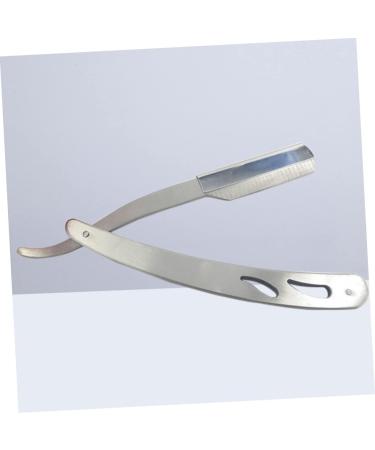 Minkissy Manual Stainless Steel Razor for Men - Classic Old-Fashioned Shaving Blade - Buy Online on GoSupps.com