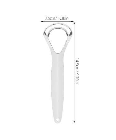 FRCOLOR Stainless Steel Tongue Scrapers - 2pcs Set for Adults & Kids | Professional Bad Breath Reduction & Oral Hygiene - Buy Online on GoSupps.com