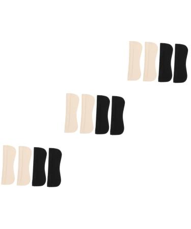 FOMIYES 6 Pairs Leather Shoe Filler High Heel Liners Leather Heel Grips Heel Shoes Grips Liner Shoes Too Big Self-Adhesive Heel Grip Leather Heel Liner Insert Microfiber Men and Women