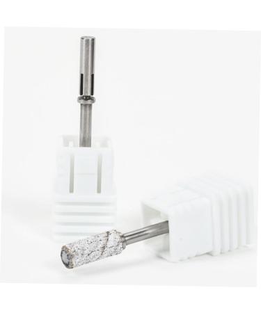 Healeved Nail Shank Stainless steel Bitstock replacement head polisher nail bits manicure sanding heads Nail flakes nail drill bits polishing head supplies manicure nail art tools portable - Buy Online on GoSupps.com