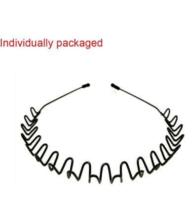 CLSSLVVBN Headbands for Men Wavy Hairband Spring Hair Hoop Non Slip Reliable Beauty Tools Gifts Outdoor Sports Fashion Yoga Bathing Type 6 - Buy Online on GoSupps.com