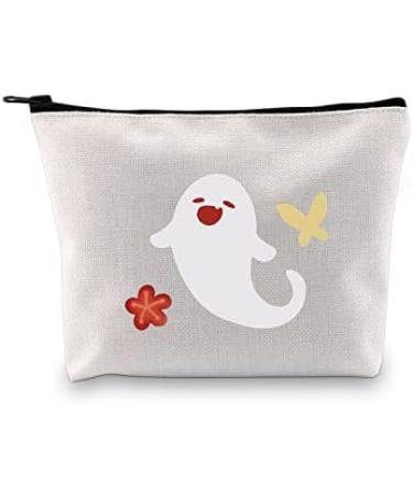 Funny Anime Ghost Cosmetic Bag - Hu Tao Zipper Makeup Bag | Genshin Impact Merchandise for Anime Lovers - Buy Online on GoSupps.com