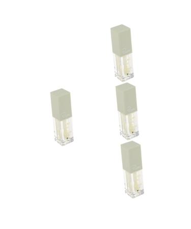 balacoo 4pcs Fruity Lip Gloss Lip Oils Plumping Lip Gloss Korean Lip Gloss Lip Oil Tinted Plumping Lip Oil Lip Balm Tinted Lipstick for Women Lip Tint Smack Lips Lasting Girl Plastic As Shown 1x4pcs