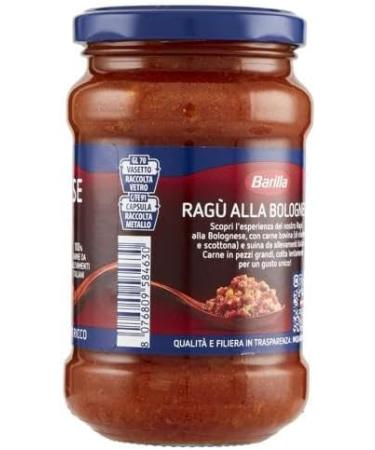  Italian Gourmet E.R. Barilla Sugo Rag alla Bolognese ready sauce for Italian tomato and selected meat gluten free 400 g + gourmet Italian polpa 400 g - Buy Online on GoSupps.com