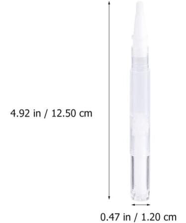 Lurrose Empty Nail Oil Twist Pens - Cosmetic Lip Gloss Container for Cuticle Oil & Eyelash Growth - Brush Tip Applicators - Liquid Tube - Buy Online on GoSupps.com