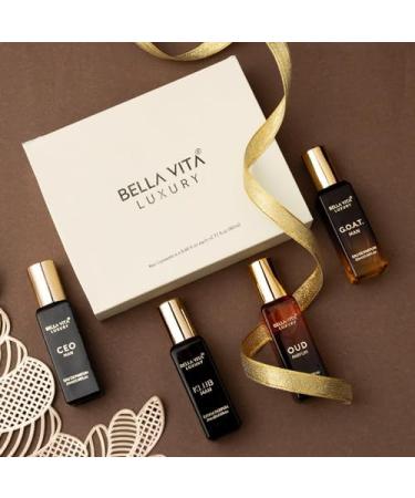 prime craft Luxury Man Perfume Gift Set 4 x 20 ml for Men with KLUB OUD CEO G.O.A.T Perfume | Woody Citrusy Long Lasting EDP Fragrance Scent - Buy Online on GoSupps.com