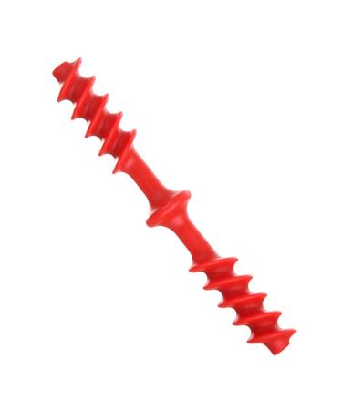 Lurrose leg roll Waden roller Roll heel spur Massage device Yoga roll Massage roller Plantar fasciitis massager Massage device Foot massage roller foot massage roller Massagestab Scrollrad 23.5x3.5cm red