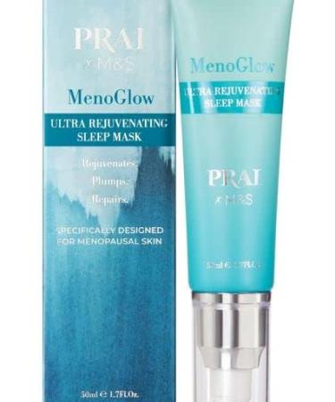 MenoGlow Ultra Rejuvenating Sleep Mask Face Care with Hyaluronic Acid and Ceramides Strengthening Repair Hydrating Overnight Perimenaupose Face Mask | 30ml - Buy Online on GoSupps.com