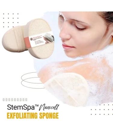StemSpa Nanocell Exfoliating Sponge - Improve Skin Health & Reduce Cellulite (1PC) - Buy Online on GoSupps.com