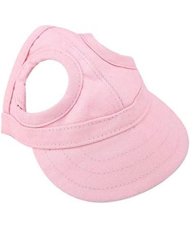 PSPSOP Adjustable Pet Dog Baseball Cap - Outdoor Sun Protection Hat with Ear Holes - Pink (M-Rosa) - Buy Online on GoSupps.com