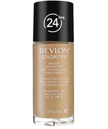 Revlon Colorstay Makeup Natural Tan SPF 15 for Combo/Oily Skin 1 Fl Oz - Buy Online on GoSupps.com