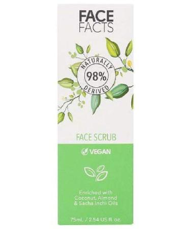 Face Facts Vegan Face Scrub 75ml - New & Boxed