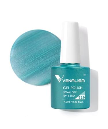 Gel Nail Polish 7.5ml Upgraded High Pigmentation Funny Bunny Glitter Gel Lacquer Nail Art Manicure Nail Gel Polish - (Color: 729)